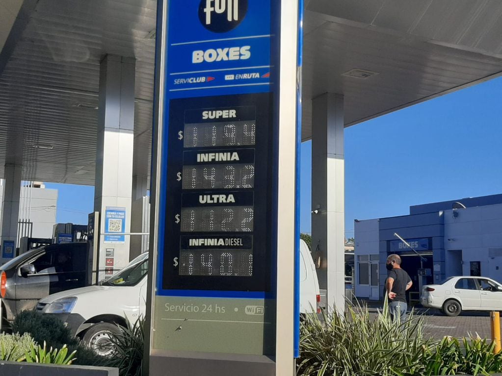 Estos son los nuevos valores de los combustibles en Rafaela