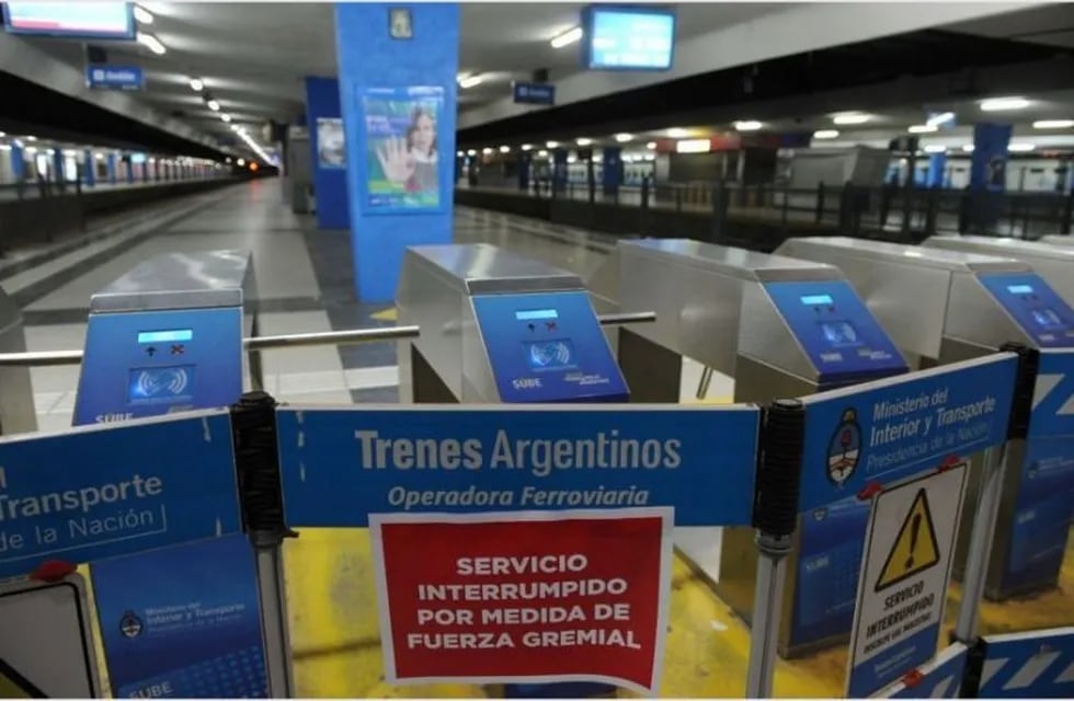 Paro de trenes en Buenos Aires