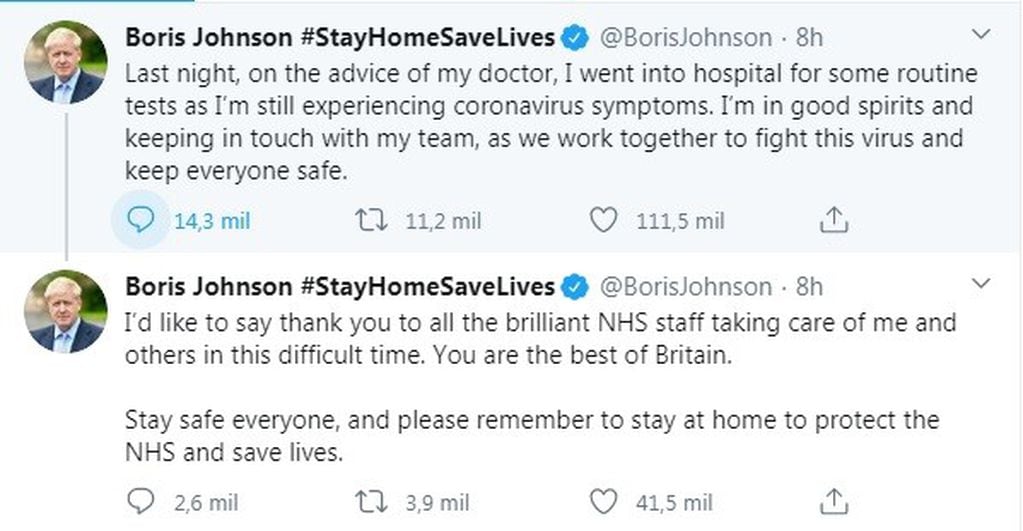 (Twitter: @BorisJohnson)