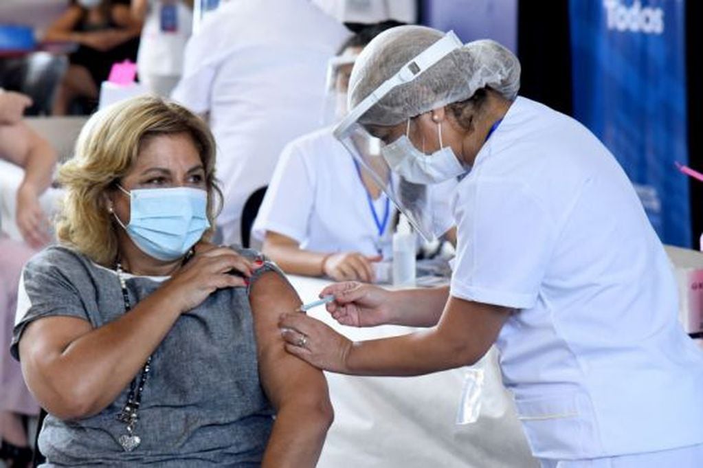 Vacunación contra el coronavirus en Salta.
