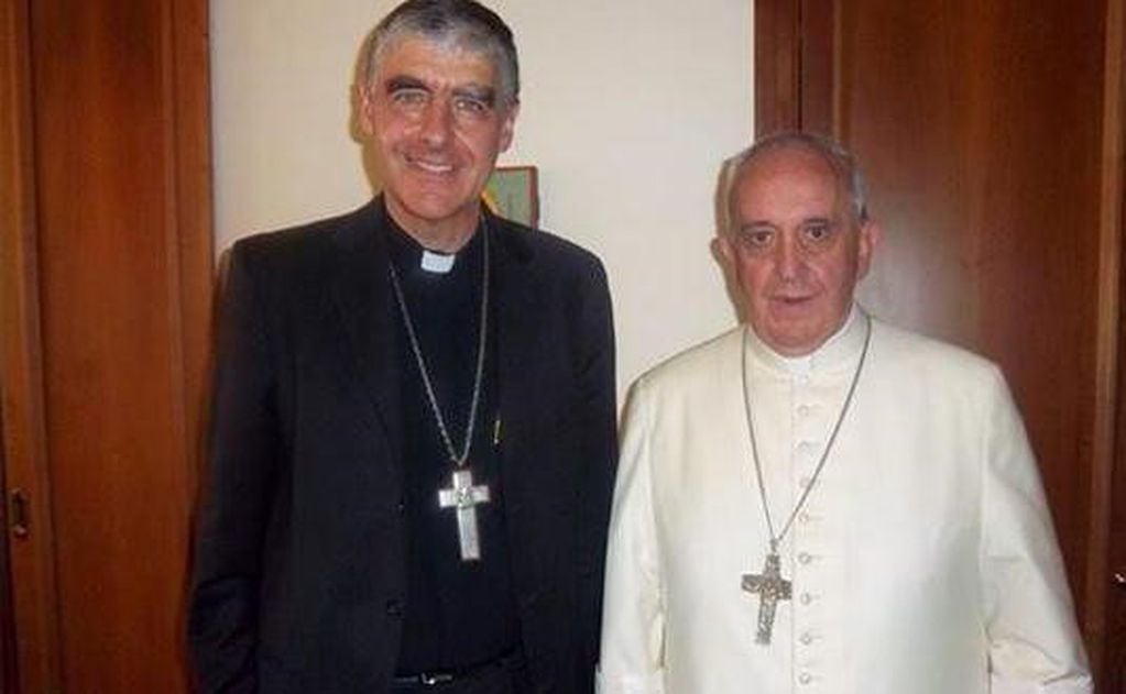 El oismo D´Annibale con el Papa Francisco