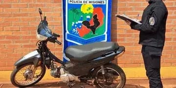 Wanda: recuperan motocicleta robada