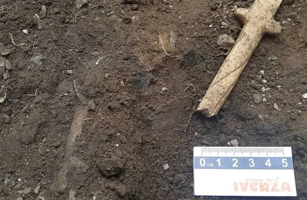 Restos arqueológicos encontrados en Ushuaia
