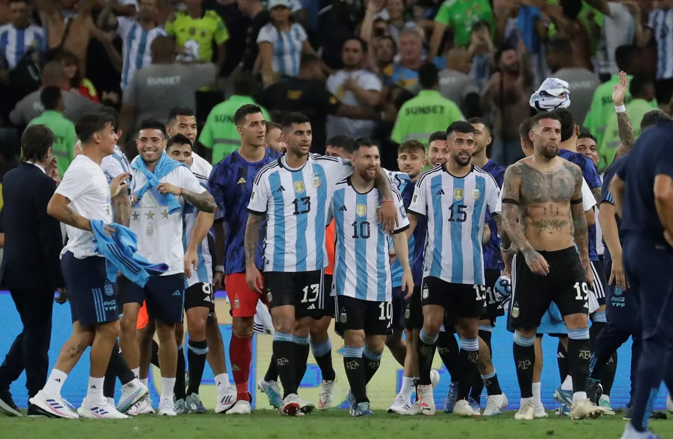 La Selección Argentina finalizó primera en el ranking FIFA. (AP)