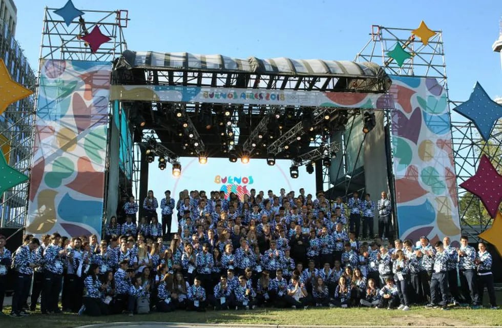 Integrantes del equipo olímpico de Argentina que competirá en los Juegos Olímpicos de la Juventud Buenos Aires 2018