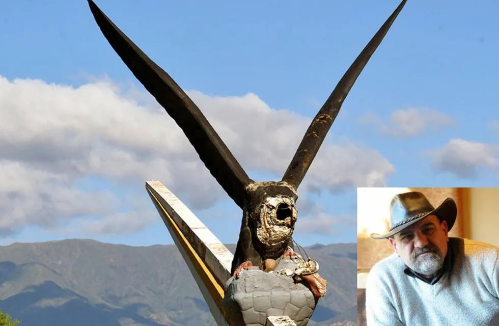 Norberto Filippo se ofreció para restaurar el Cóndor del Acceso Este Sin costo: “Es una obligación como artista”. Foto: Vía País / Archivo Los Andes.