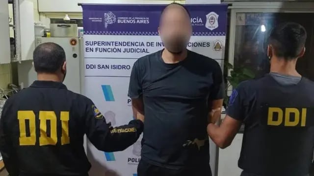 El detenido por el ataque al despacho de Cristina Fernández (DDI).