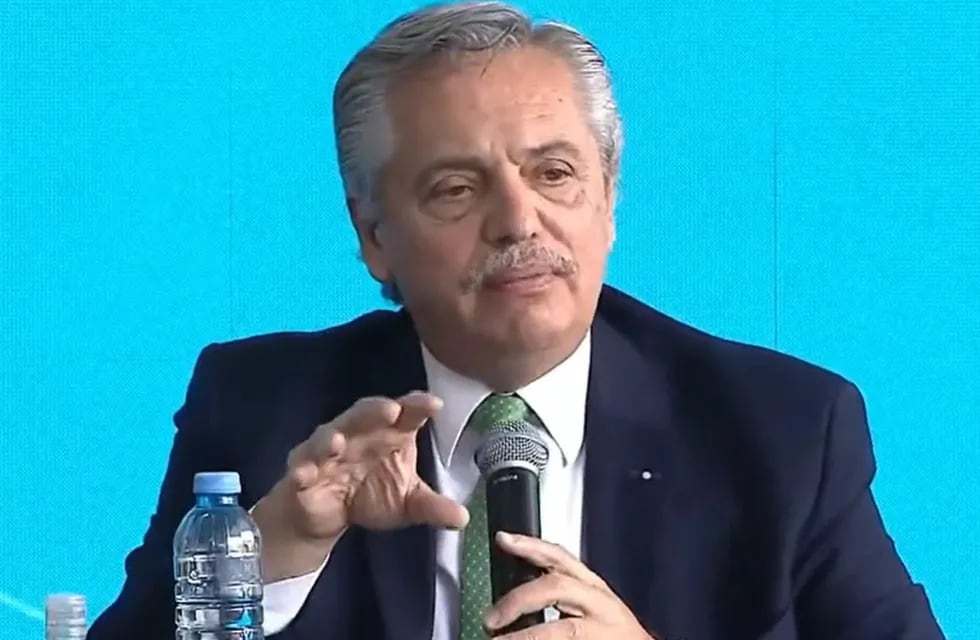 Alberto Fernández en Paraná.