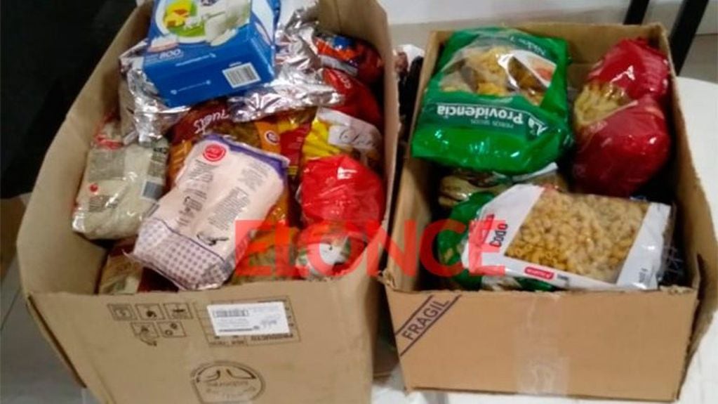 Paraná: la nena que no quería regalos para su cumpleaños recibió varias cajas de alimentos para donar. Fotos: ElOnce