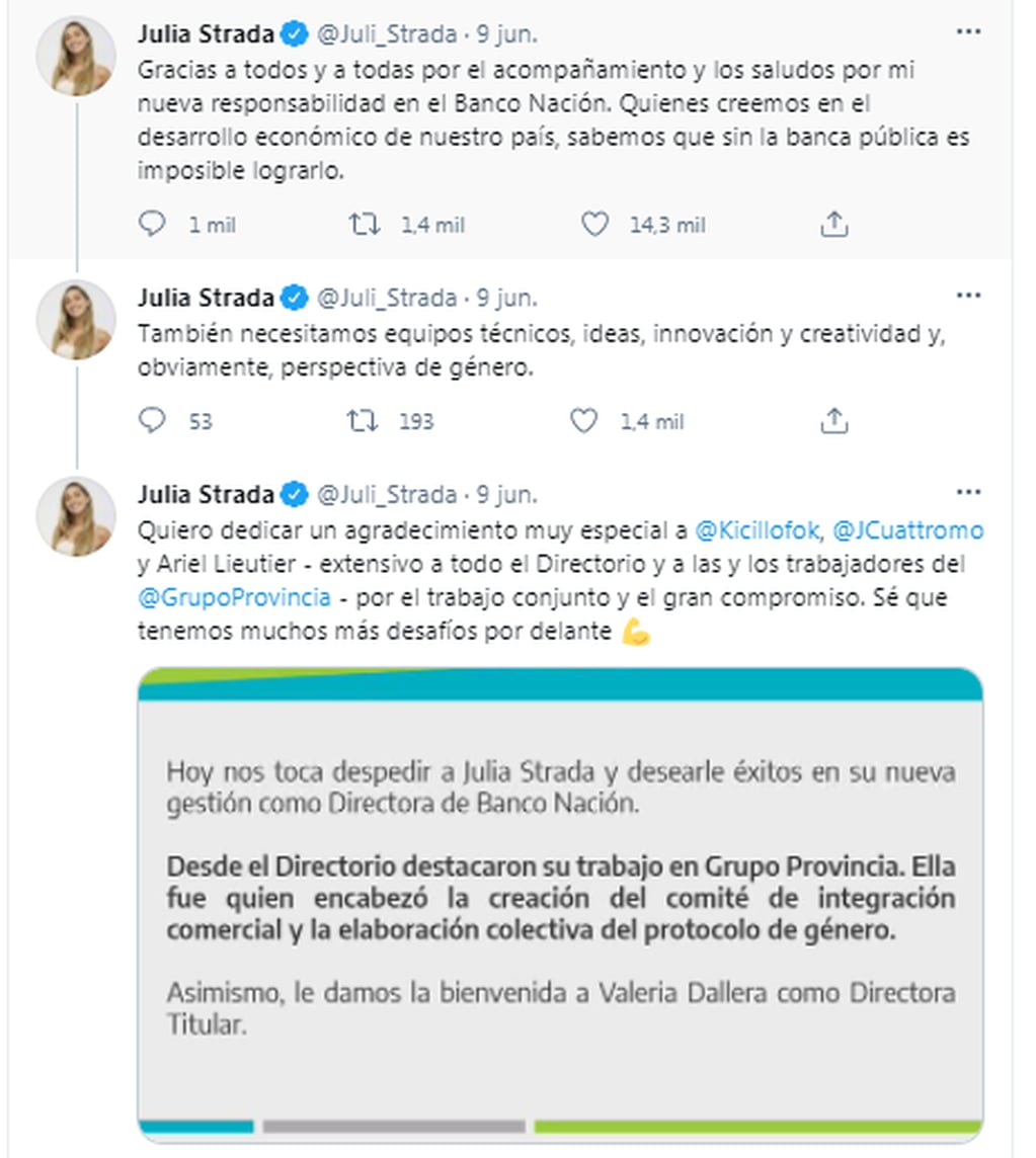 El perfil de la rosarina Julia Stradana, la economista que fue designada directora del Banco Nación