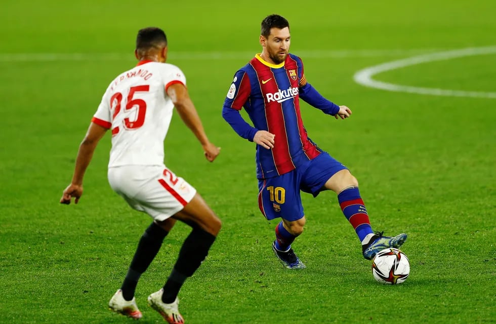 Lionel Messi en su partido más reciente