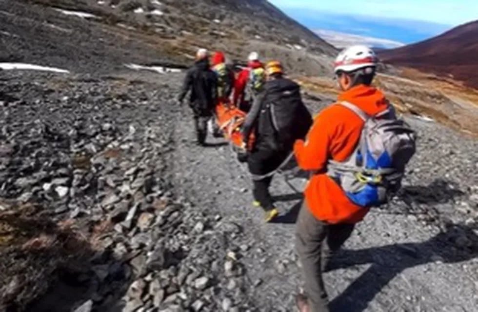 Ushuaia: rescataron una turista en la senda del Martial