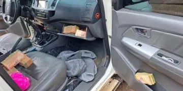 Santa Ana: secuestran dinero sin declarar transportado en un vehículo