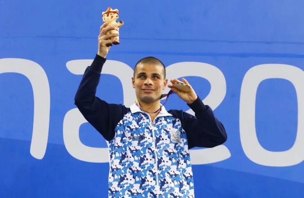 Sergio Zayas es el único nadador no vidente que ganó tres medallas de oro consecutivas en Juegos Parapanamericanos. (Web)