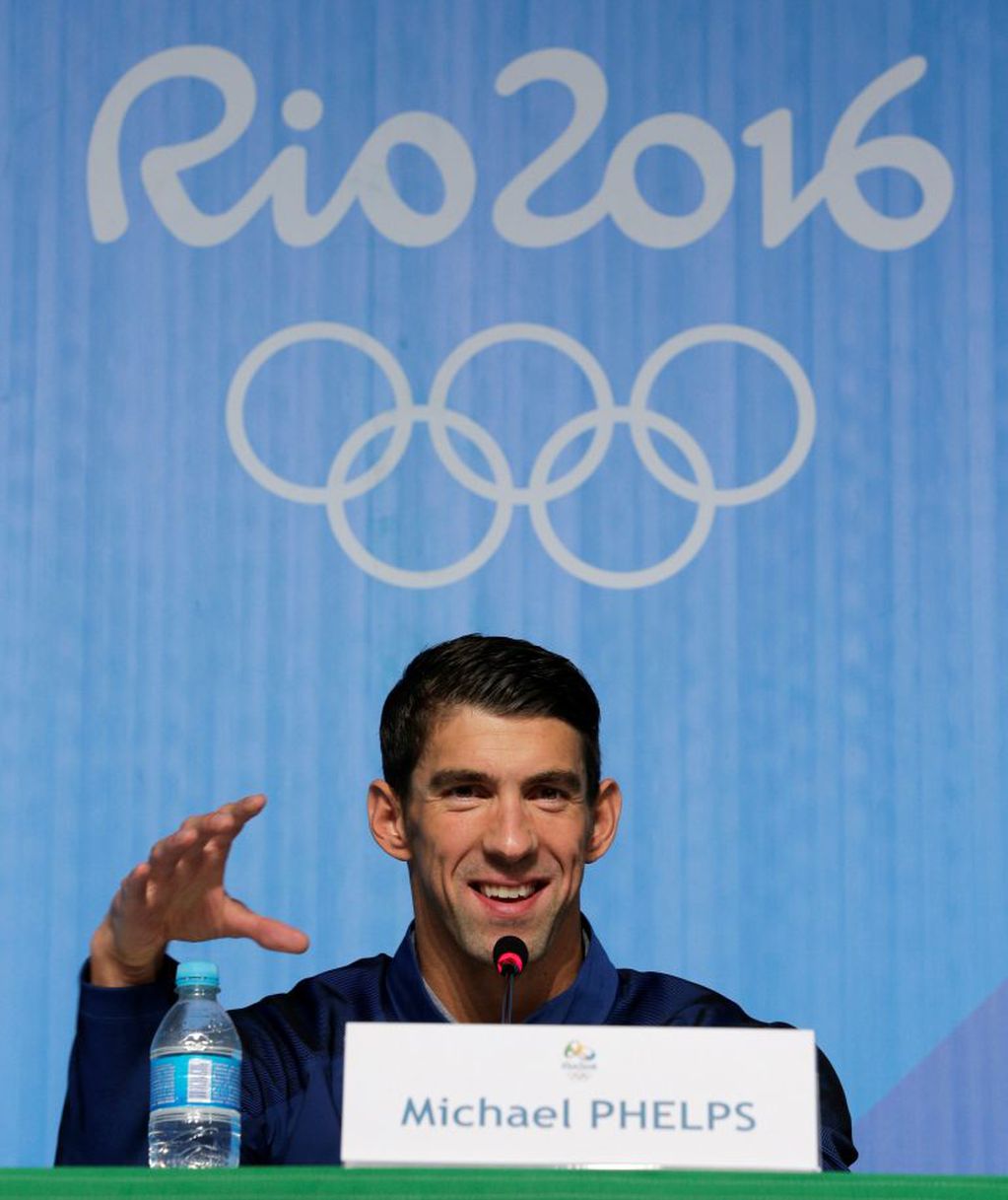 Michael Phelps. (AP Photo/Peter Morgan)