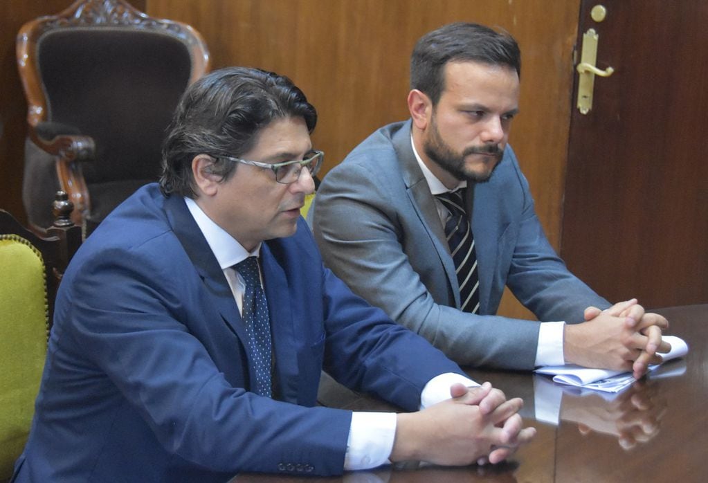 Con el aval de la Legislatura, el actual jefe de fiscales Sergio Lello Sánchez (izq.) pasará a ser procurador general del MPA, mientras que Ignacio Pasquini será el procurador general adjunto.