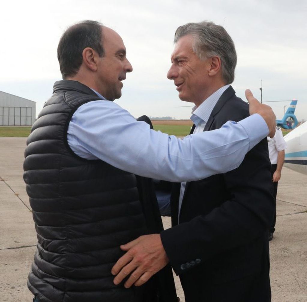 El presidente Mauricio Macri arribó al Aeródromo Municipal “Tomás B. Kenny” de Venado Tuerto.