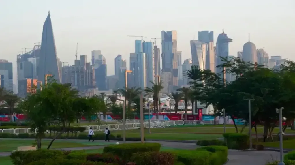 El parque Al Bidda, en el corazón de Qatar.