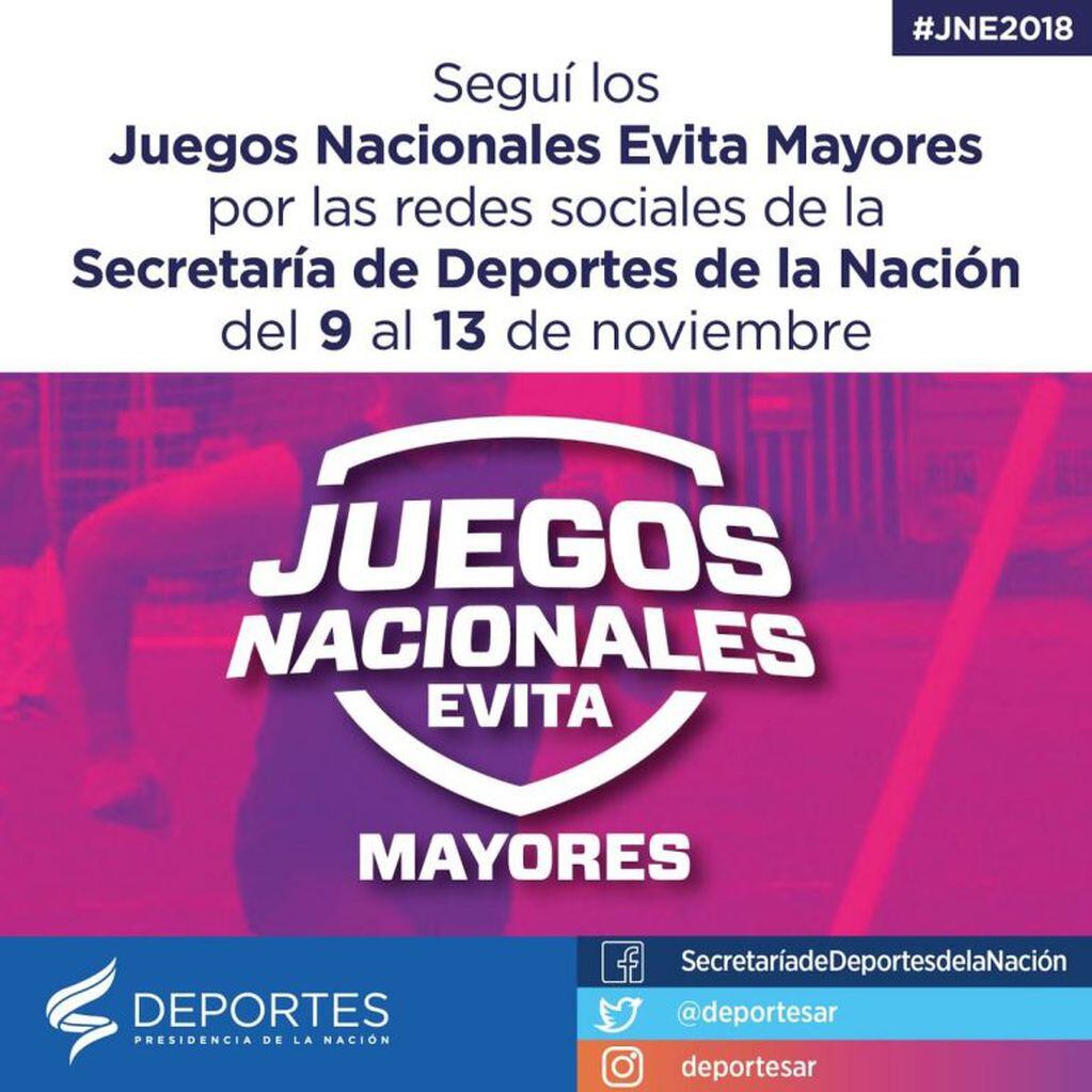 Juegos Nacionales Evita 2018 - Adultos Mayores