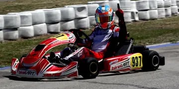 Fausto Arnaudo piloto karting Arroyito