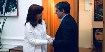 Cristina Kirchner junto a Matías Rodríguez