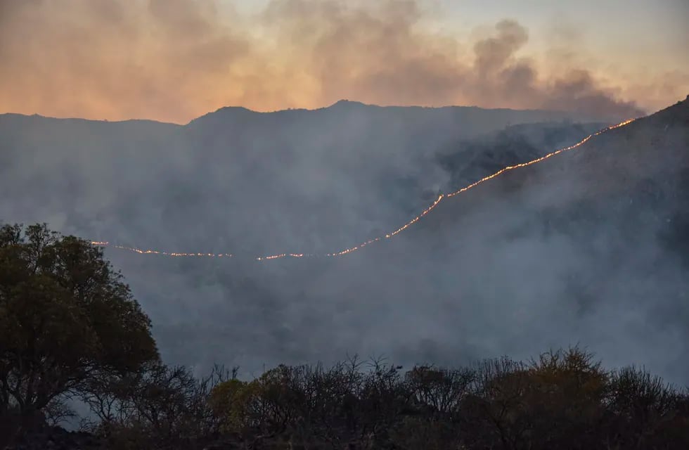 Incendios en las sierras de Córdoba. (Imagen Ilustrativa)