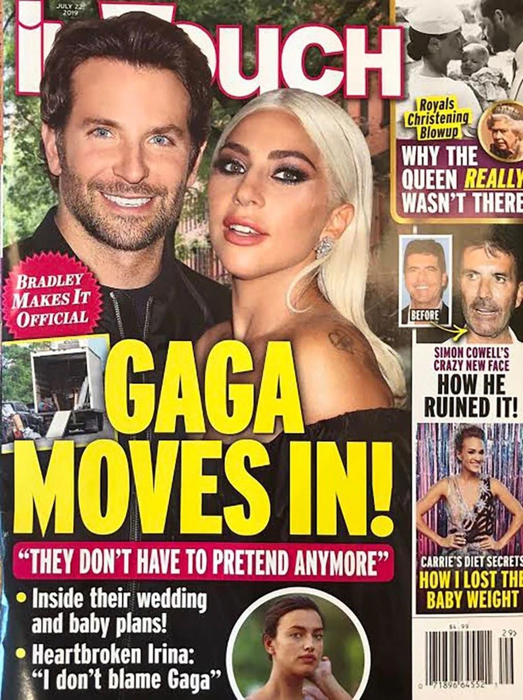 "Gaga se muda", dice la revista In Touch (Web)