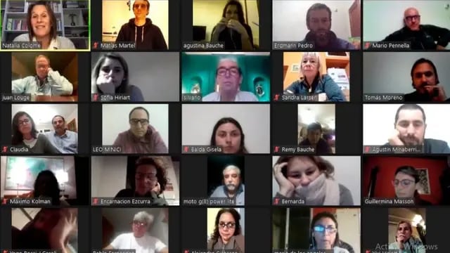 Primer encuentro virtual de Podemos Azul