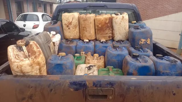 Secuestran contrabando de combustible en Colonia Mado