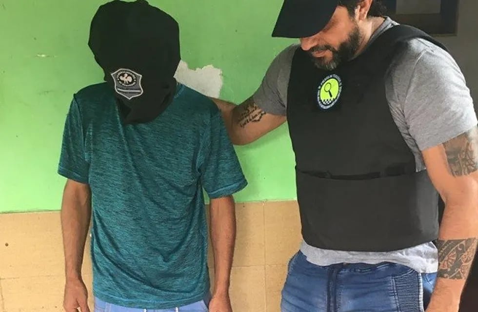 El acuso del crimen en el barrio Alberdi Norte fue detenido. (Foto: Policía de Tucumán)
