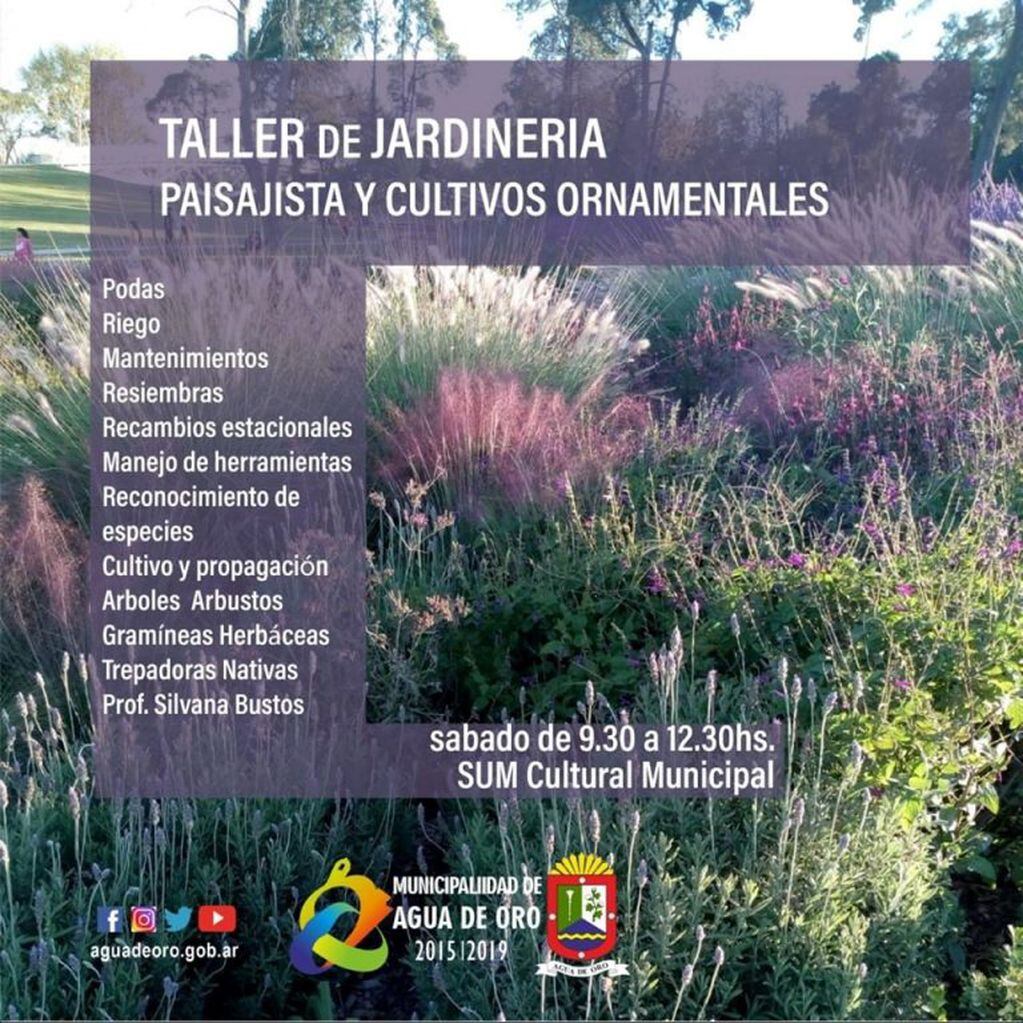 Taller de Jardinería Paisajista y Cultivos Ornamentales.