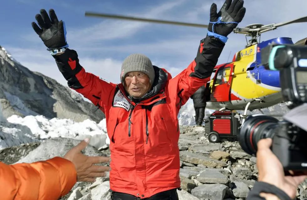 Yuichiro Miura (86) podría convertirse en el hombre más longevo en subir al Aconcagua.