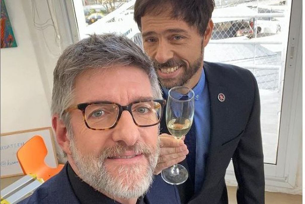Luis Novaresio y Braulio Bauab anunciaron que se casan este jueves. (Instagram de Luis Novaresio)
