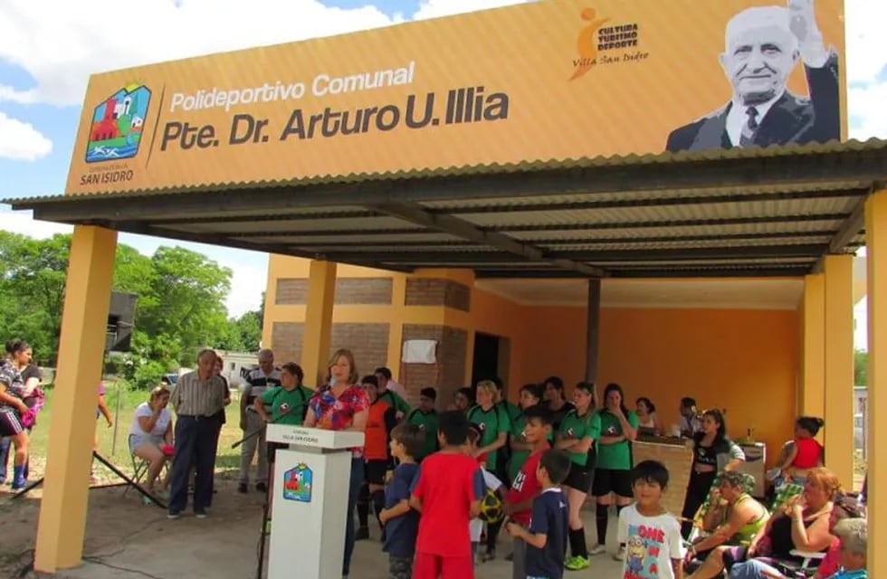 Villa San Isidro: inauguraron las nuevas instalaciones del Polideportivo Comunal