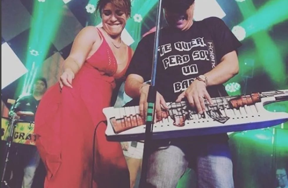 Pablo Lescano y Gianinna Maradona (Foto: Instagram)