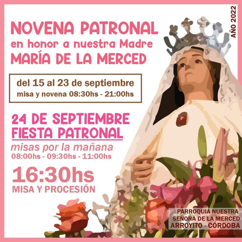 Novena Virgen de la Merced Arroyito