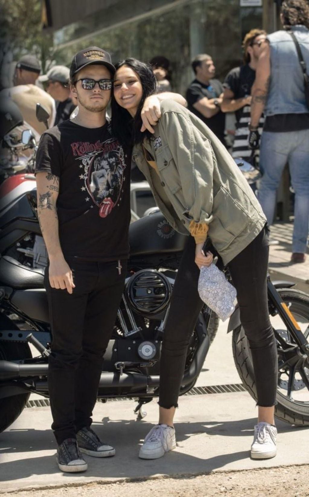 Mika Bonomi y Juanita Tinelli, con una pasión mutua: las motos. (Web)