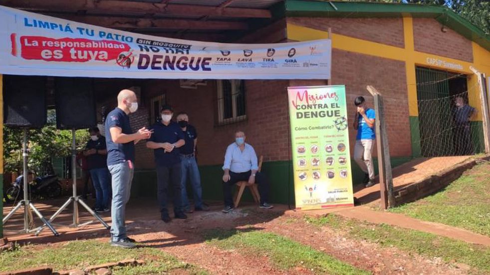 Eldorado: inició esta jornada una nueva campaña contra el dengue.