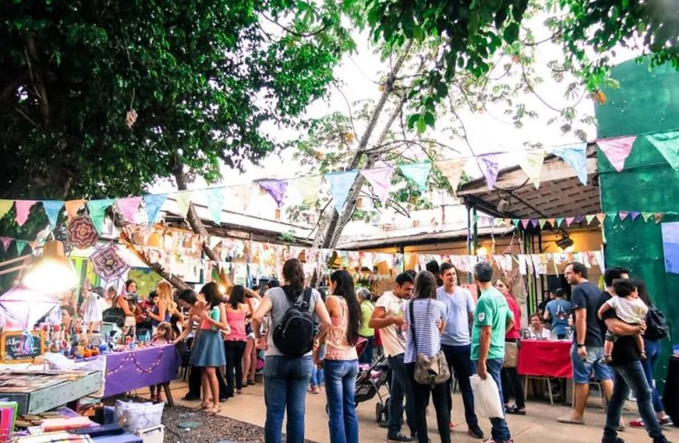 Nuevamente el patio del Cecual será el punto de encuentro de emprendedores de la región. (Prensa Cultura)