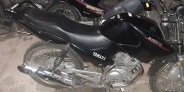 moto secuestrada en Arroyito