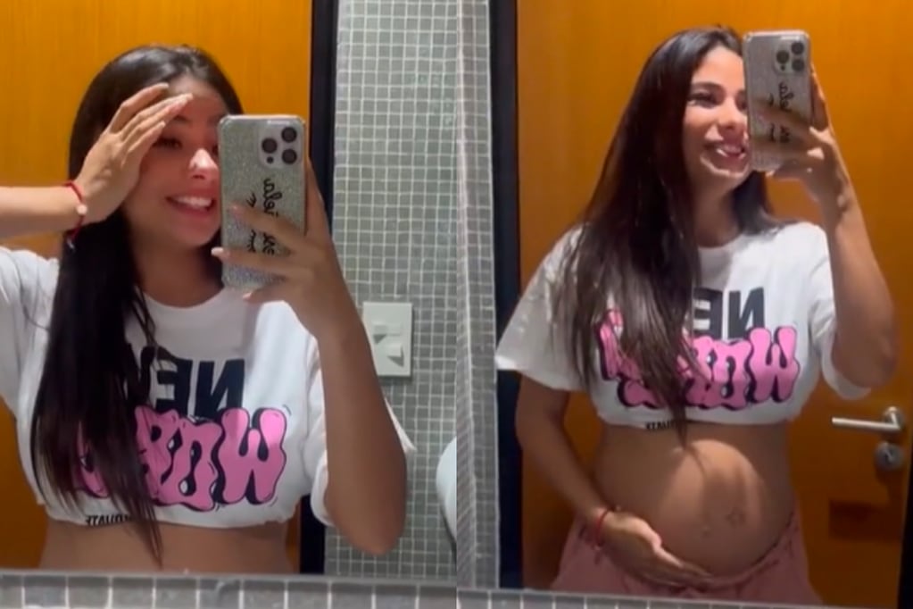 Daniela Celis, embarazada de gemelos