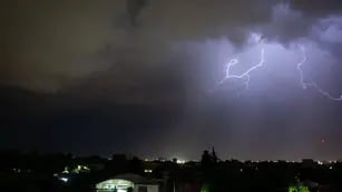 Tormenta en Mendoza: cayó lluvia y granizo el miércoles por la noche