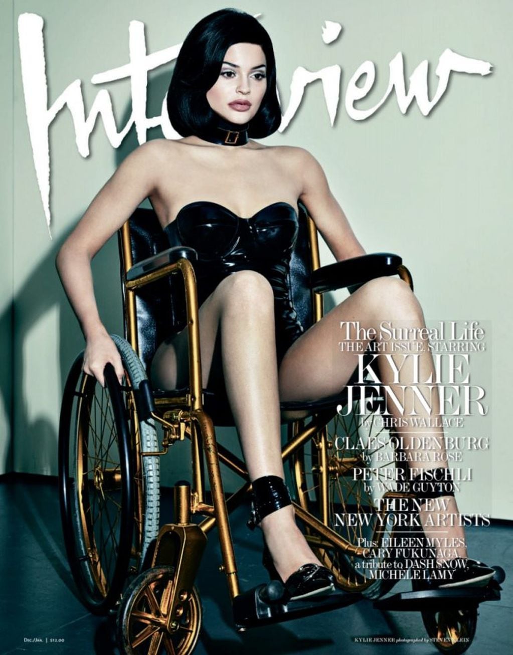 La portada de la revista Interview que protagonizó Kylie Jenner en 2015.