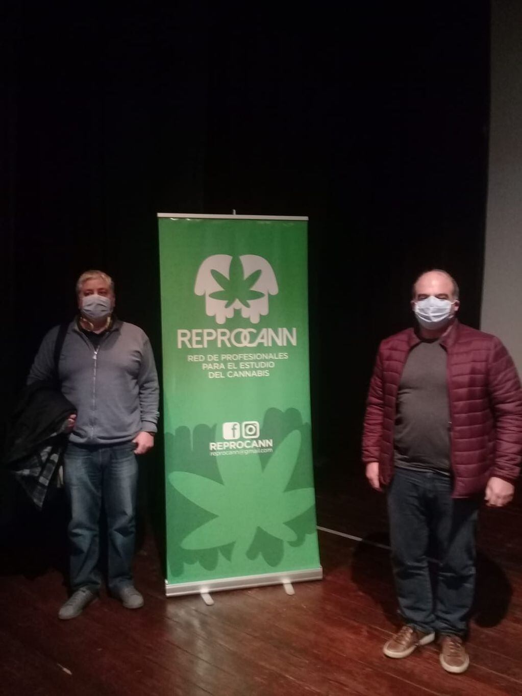Guerra y Pogorzelky asistieron a Jornada sobre Cannabis Medicinal