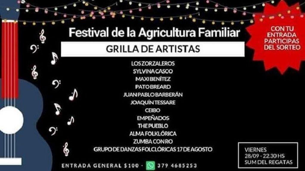 Festival Solidario por los despedidos de Agricultura Familiar
