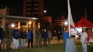Tradicional "vigilia", previo al Día del Veterano y de los Caídos en la Guerra de Malvinas en Villa Carlos Paz.
