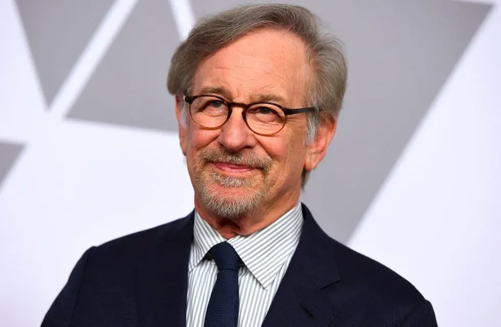 FILE - In this Feb. 5, 2018 file photo, Steven Spielberg arrives at the 90th Academy Awards Nominees Luncheon in Beverly Hills, Calif. Warner Bros. Chairman Toby Emmerich says Tuesday that the legendary filmmaker will produce and may direct the World War II action adventure “Blackhawk,\