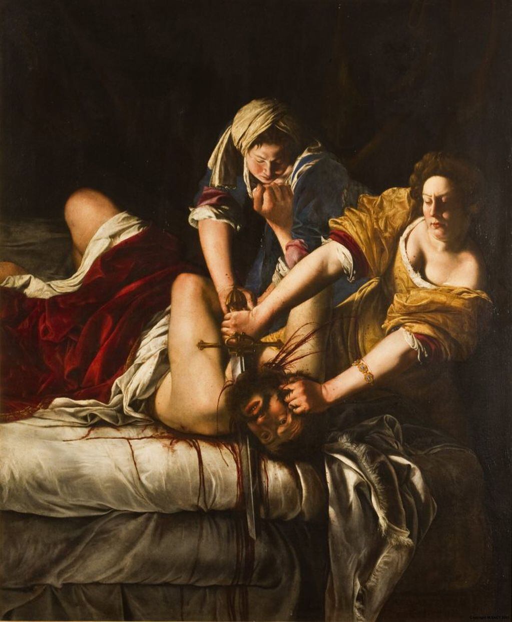 Artemisia Gentileschi. "Judith decapitando a Holofernes" (Foto:Wikipedia)
