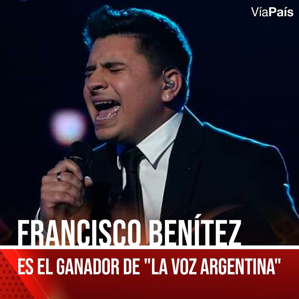Francisco Benítez es el ganador de "La Voz Argentina 2021"