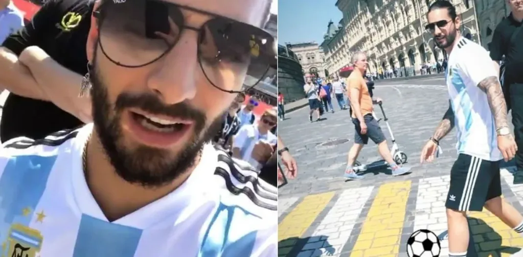 Maluma hincha de Argentina